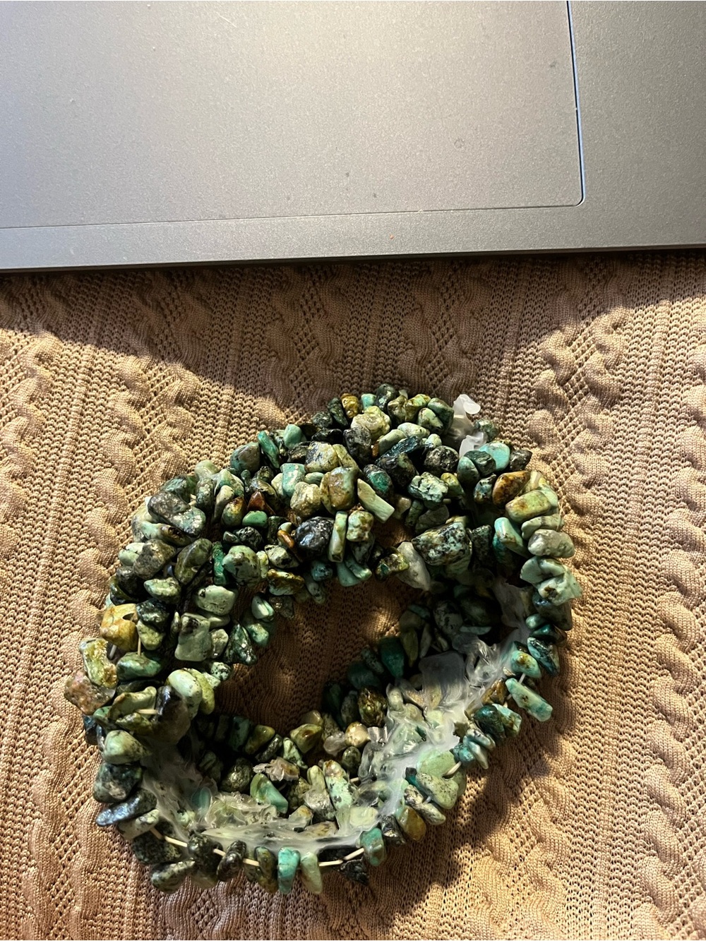“Desert Tide” Turquoise Stretch Bracelet